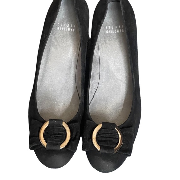 STUART WEITZMAN Beaudelair
Suede Bow Wedge Size 9 M - Picture 3 of 12